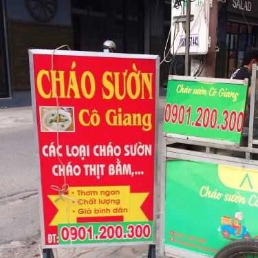 Thực đơn- Ăn vặt Cháo Sườn Cô Giang - Nguyễn Oanh