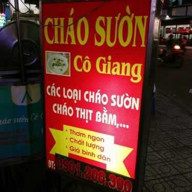 Thực đơn- Ăn vặt Cháo Sườn Cô Giang - Nguyễn Oanh
