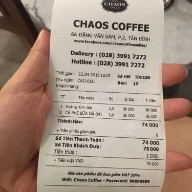 Tổng hợp- Chaos Coffee
