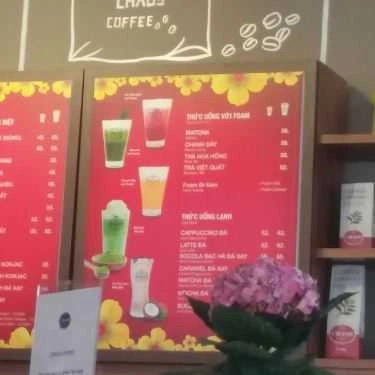 Thực đơn- Chaos Coffee