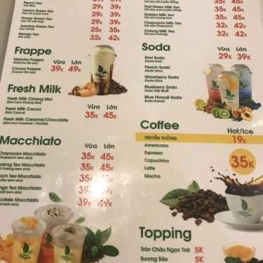 Thực đơn- Chapayom Cafe