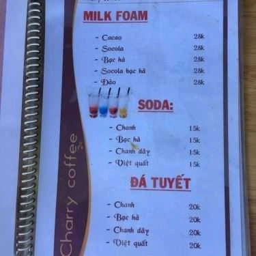 Thực đơn- Charry Coffee