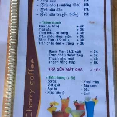 Thực đơn- Charry Coffee
