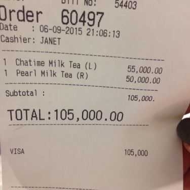 Tổng hợp- Cafe Chatime Hai Bà Trưng - Trà Sữa & Cupcake