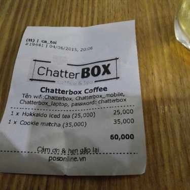 Tổng hợp- Chatter Box Cafe - Hoàng Hoa Thám