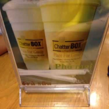 Thực đơn- Chatter Box Cafe - Hoàng Hoa Thám