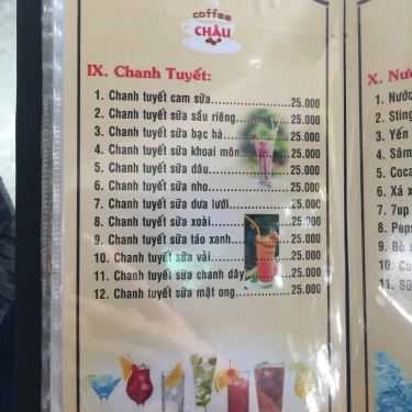 Tổng hợp- Châu Coffee