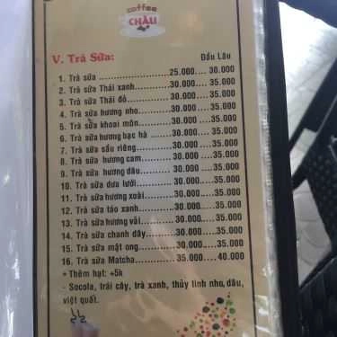 Tổng hợp- Châu Coffee