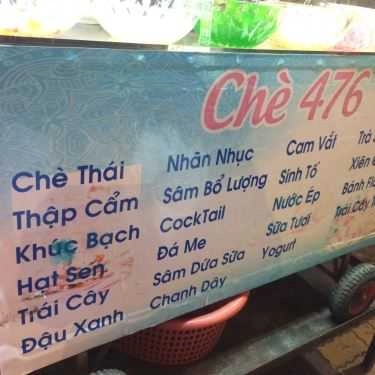 Thực đơn- Ăn vặt Chè 476 - Nguyễn Thái Sơn