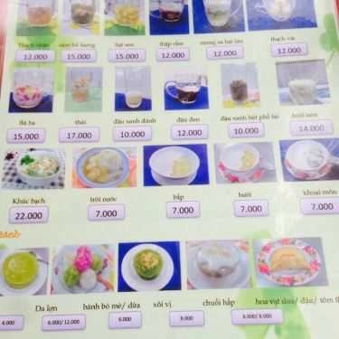 Thực đơn- Tiệm Bánh Chè Bánh Tuyết Nga - Nguyên Hồng