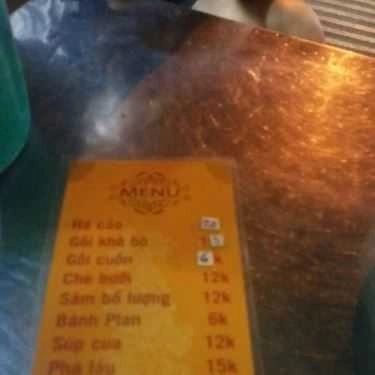 Thực đơn- Ăn vặt Chè Bưởi & Rau Câu Dừa 258