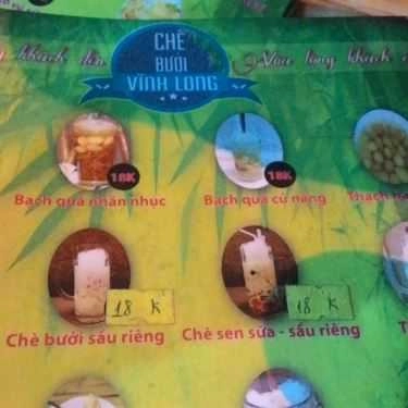 Thực đơn- Ăn vặt Chè Bưởi Vĩnh Long - Thống Nhất