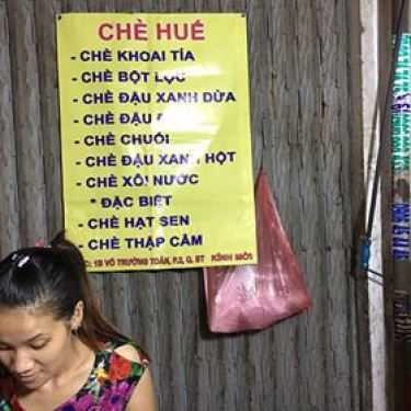 Thực đơn- Ăn vặt Chè Huế - Võ Trường Toản