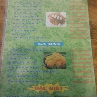 Thực đơn- Cafe Chè Sữa Hoàng Anh - Ăn Vặt