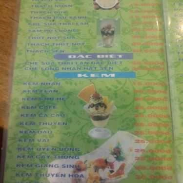 Thực đơn- Cafe Chè Sữa Hoàng Anh - Ăn Vặt