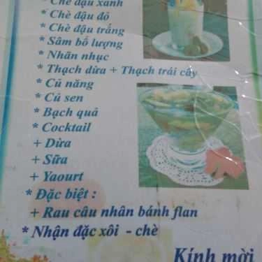 Thực đơn- Ăn vặt Chè Thái Sâm Bổ Lượng - Phan Văn Trị