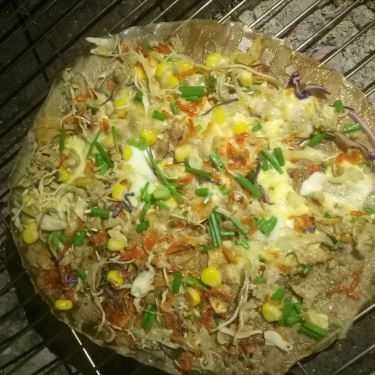 Món ăn- Ăn vặt Bánh Tráng Nướng Phô Mai Trứng Muối