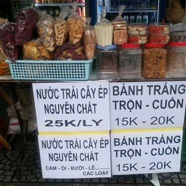 Tổng hợp- Ăn vặt Bánh Tráng Trộn & Nước Ép Trái Cây - Hàm Nghi