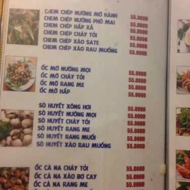 Thực đơn- Quán Nhậu Bảy Hiền - Bia Tuyết
