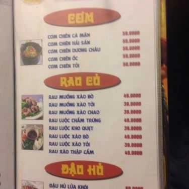 Thực đơn- Quán Nhậu Bảy Hiền - Bia Tuyết