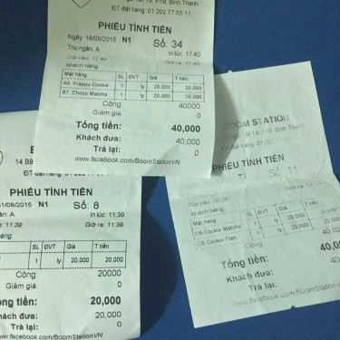 Tổng hợp- Boom - Cà Phê & Trà Sữa - Sữa Tươi Trân Châu Đường Đen