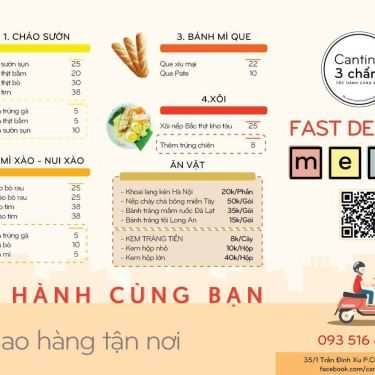 Thực đơn- Ăn vặt Cantine 3 Chấm - Trà Sữa & Bánh Mì Que