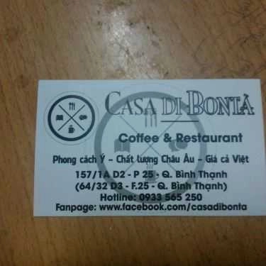 Tổng hợp- Casa Di Bontà - Coffee & More