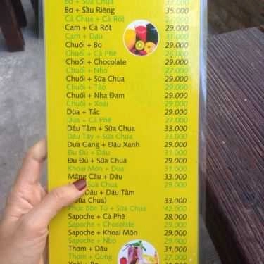 Thực đơn- Cây Si Cafe - Phạm Văn Đồng