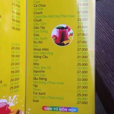 Thực đơn- Cây Si Cafe - Phạm Văn Đồng