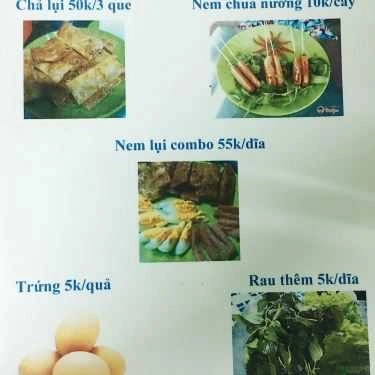 Thực đơn- Ăn vặt Chả Lụi Chị Em - Đường Số 6