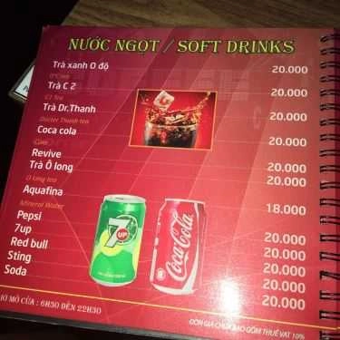 Thực đơn- CHB Cafe
