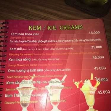 Thực đơn- CHB Cafe