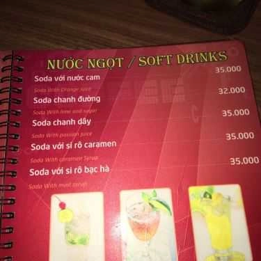 Thực đơn- CHB Cafe