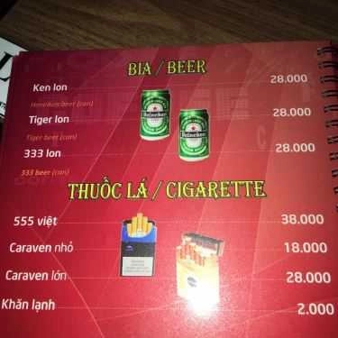 Thực đơn- CHB Cafe
