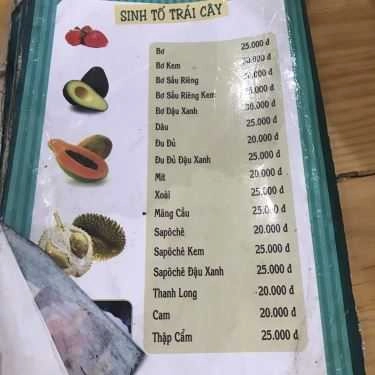 Thực đơn- Ăn vặt Chè Chuối Chưng Mỹ Tho