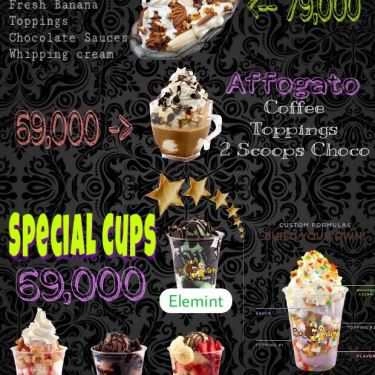 Thực đơn- Cafe Coco Bana Ice Cream