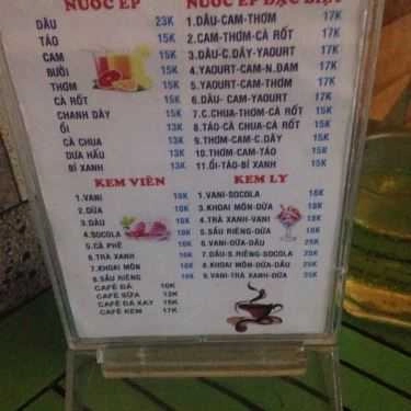 Thực đơn- Coconut Coffee