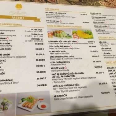 Tổng hợp- Quán Ăn Cơm Chay Mani