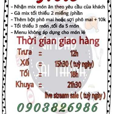 Thực đơn- Gimbab Sài Thành - Shop Online