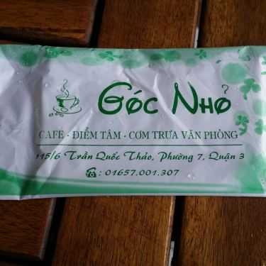 Tổng hợp- Góc Nhỏ - Cafe & Điểm Tâm