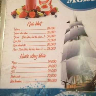 Thực đơn- HD May Cafe - Sư Vạn Hạnh