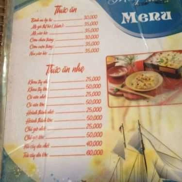 Thực đơn- HD May Cafe - Sư Vạn Hạnh