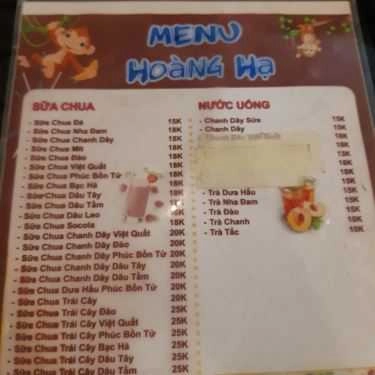 Thực đơn- Ăn vặt Sữa Chua Nếp Cẩm Friend Zone