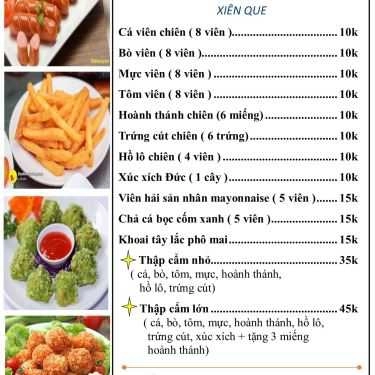 Thực đơn- Ăn vặt Kem Dừa Phaya Thai
