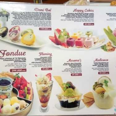 Thực đơn- Cafe Kem Fanny - Emart Gò Vấp