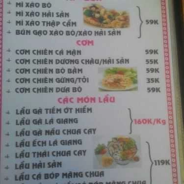 Thực đơn- Khói Lửa Beer Pub - Quán Nhậu