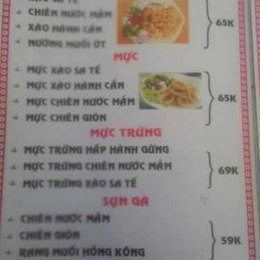 Thực đơn- Khói Lửa Beer Pub - Quán Nhậu