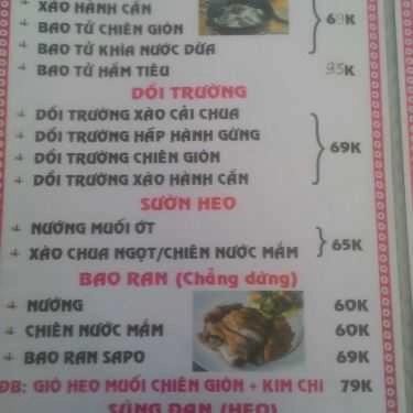 Thực đơn- Khói Lửa Beer Pub - Quán Nhậu