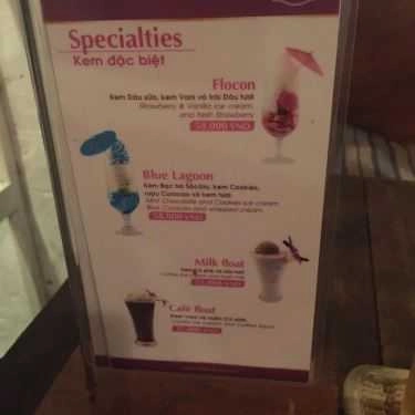 Thực đơn- Khúc Mùa Thu Cafe