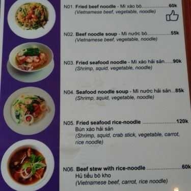 Thực đơn- La Mia Cafe